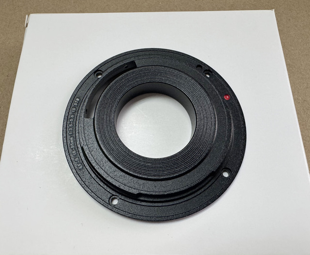 FotoHigh Aluminum Alloy Full Frame Compatible Adapter EFS 10-18mm F/4.5-5.6 IS STM Lens for EF EOS Mount CNC Custom Adapter
