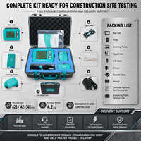 Détecteur professionnel de barres d'armature et de béton pour l'inspection en laboratoire de la construction - Kit