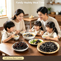 Champignons noirs sauvages d'automne de qualité supérieure 500g, champignons d'oreille de bois séchés naturels, sans additifs, ingrédient sain pour tous