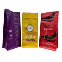 Sachet Doypack Personnalisé Refermable avec Fermeture Éclair pour Emballage et Stockage de Grains de Café