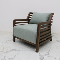 Chaise longue de jardin réglable en teck naturel au design minimaliste Casamize Furniture, meubles en bois durables pour le salon