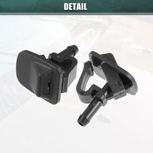 Buse de pulvérisation de pare-brise 55156728AB, sortie de 2.8mm pour Jeep Wrangler 02-12, buse de lavage de voiture - Product Image 5