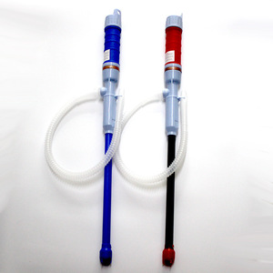 Portable Mini Electric Oil Pump Water Extractor Blue Red Plastic <b>Battery</b> Powered Car Emergency <b>Accessory</b> - Product Image 1
