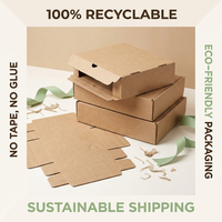 Boîtes d'expédition pliables en carton ondulé avec gaufrage pour la livraison de produits de détail, le stockage en entrepôt et le transport