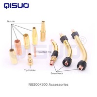200/300/400A BND-Style CO2 Gaz-Blindé MIG Gun Set 5m Câble Flexible