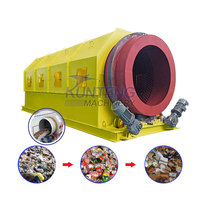 Tambour à roulettes Trommel Screen Gold Mining Séparateur rotatif Convoyeur Trommel Screen Tamis rotatif