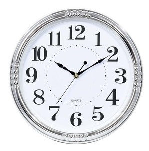 Orologio da Parete Silenzioso da 14 Pollici, Nuovo Design, Stile Antico Unico, Set di Due Pezzi, in Plastica, Art Déco, con Lancette al Quarzo, per <span class=keywords><strong>Soggiorno</strong></span> - Product Image 2