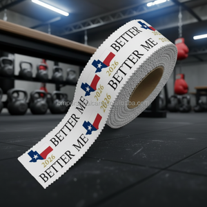 Ruban de <span class=keywords><strong>boxe</strong></span> professionnel en vrac OEM, 2,5 cm, coton, ruban sportif athlétique, adhésif de qualité médicale, attache pour les mains pour les combattants professionnels - Product Image 2