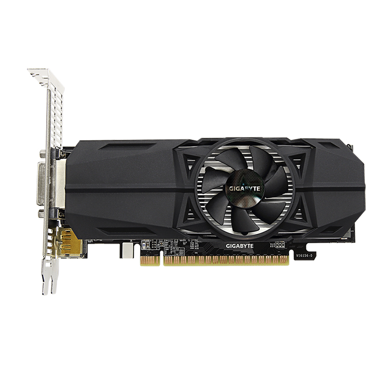 Used GIGABYTE NVIDIA GeForce GTX 1050 OC Low Profile 2GB Graphics