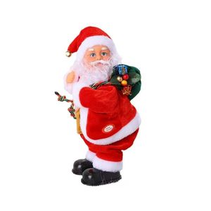 Jouets de Noël animés avec Père Noël dansant et chantant, jouets de Noël animés avec Père Noël qui danse et qui fait vibrer les fesses pour les enfants - Product Image 1