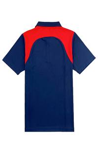 Venta al por mayor 100% algodón antiarrugas para Polo para hombres logotipo bordado personalizado patrón sólido Golf camiseta Jersey tela - Product Image 2