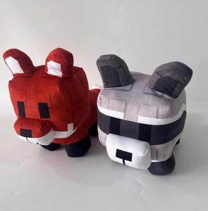 Nuovo crescere un giardino piccolo procione rosso volpe marrone animale bambola che pianta giocattoli di peluche da giardino regali di natale per bambini giocattoli da gioco - Product Image 1