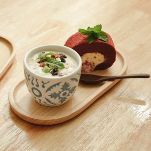 Bamboo <b>tray</b>, oval wooden <b>tray</b>, Japanese style <b>small</b> round bamboo <b>tray</b>, wooden kitchen <b>tray</b>, <b>small</b> item <b>tray</b> - Product Image 2