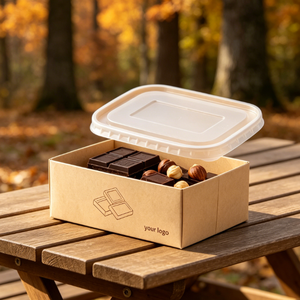 Scatola di Presentazione <span class=keywords><strong>Deluxe</strong></span> per Dessert, Confezione in Cartone Rigido per Cioccolatini, Bonbon e Biscotti, Personalizzabile e all'Ingrosso - Product Image 2