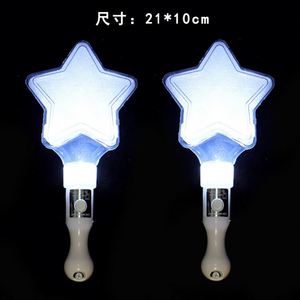 Custom Portable Star Glow Stick with Silk Screen Printing for Concerts Kindergarten Performances Love Light Effects - Product Image 4