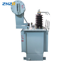 Dış Mekan Yüksek Gerilim Güç Trafosu 315KVA Trifaze 35kV~220kV 50/60Hz Yağlı Tip Güç Trafosu 415V 220V Çıkışlı