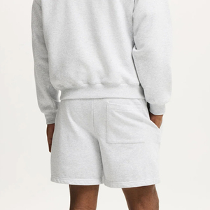 ชุดเซ็ตเสื้อฮู้ดดี้และกางเกงขาสั้นลำลองผ้าโพลีเอสเตอร์/คอตตอนคุณภาพสูง ระบายอากาศได้ดี ปรับแต่งได้ สำหรับฤดูใบไม้ร่วง สไตล์สตรีทแวร์ พร้อมลายพิมพ์ดิจิทัล - Product Image 6