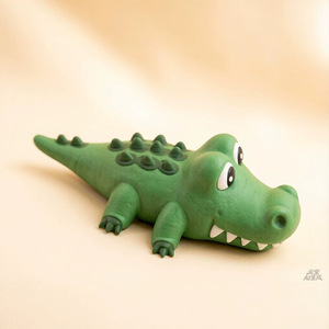Pu Super Large Crocodile Flour Kneading Le Big Eyes Moe Fun, Juguete de Modelar y Presionar con Rebote, para Descompresión y Sensación Terapéutica - Product Image 4