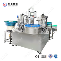 Remplissage automatique sous vide 3 têtes de bouteilles de pulvérisation de liquide de parfum d'huile essentielle remplissage de machine à emballer de capsulage de fabrication de parfum