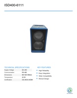 Sensor Fotoelektrik Unit Transmisi Data Optik SI-CK ISD400-6111 Bekas untuk Otomasi Industri