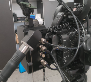 12G SDI video trong với vòng ra PGM video trở lại SMPTE Le mo 3k93c kết nối 200m sợi quang Extender Transmitter Receiver - Product Image 3