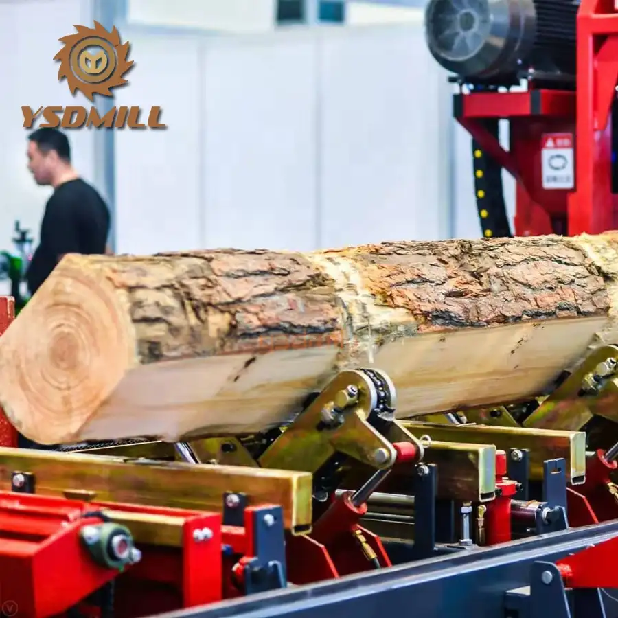 Автоматическая Горизонтальная ленточная пила для обработки древесины