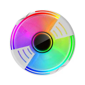 Lovingcool yeni varış UFO tasarım RGB oyun PC hayranları bilgisayar soğutma fanı radyatör soğutucu Cpu soğutucu