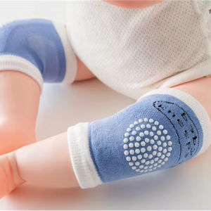 Ventes directes d'usine Genouillères pour bébés de couleur unie Genouillères de protection rampantes antidérapantes - Product Image 1
