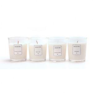 Bougie parfumée Ascendia en cire de soja, pot en verre, aromathérapie, parfum d'ambiance minimaliste - Product Image 3