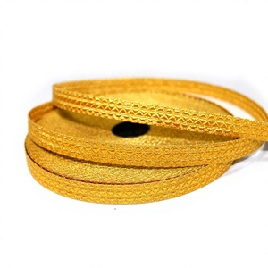 Tresse de dentelle uniforme de pilote d'or pour des uniformes | Garniture de dentelle de tresse d'or de cérémonie tissu de fil de fil de lingot d'uniforme de cérémonie - Product Image 1