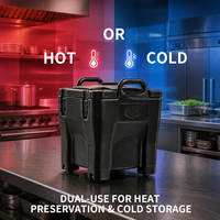 Conteneur isotherme pour aliments en acier inoxydable de 30 L, boîte thermique rotomoulée pour la restauration, les restaurants et l'utilisation commerciale
