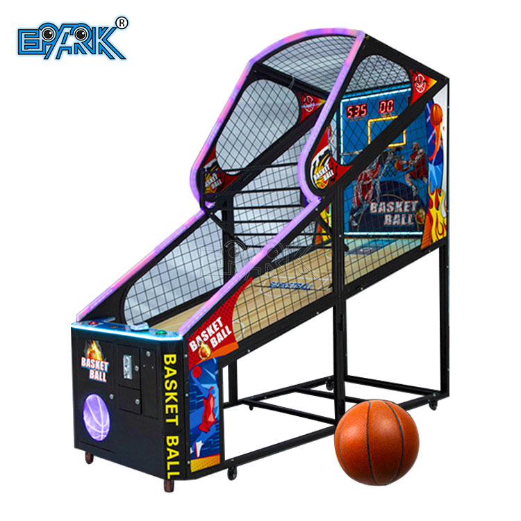 Video Arcade Game City Basketball Practice Machine Coin Operated Ball Shooting De Machine De Jeu