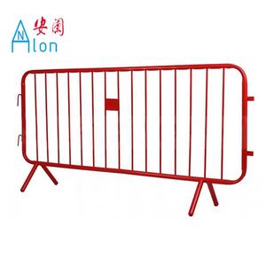 Kırmızı inşaat kalabalık kontrol bariyeri Metal geçici barikat - Product Image 4