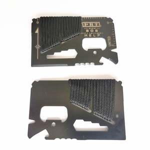 Kim loại thẻ tín dụng đa công cụ thẻ tín dụng biểu tượng tùy chỉnh 14-in-1 <span class=keywords><strong>Tiny</strong></span> Pocket Survival đa-công cụ thẻ cắm trại Nguồn cung cấp - Product Image 6