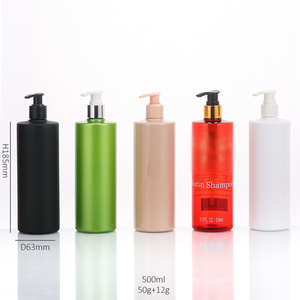Heypack directo de fábrica al por mayor personalizado Hogar y cuidado del cuerpo 500ml oro plata 28 410 botella de bomba de plástico - Product Image 1