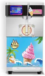 Nouvelle machine à crème glacée commerciale de comptoir, saveur unique, service en douceur, trémie de pré-refroidissement, écran tactile, haute production - Product Image 6