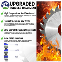 Industrielles Hochfrequenz-Geschweißtes Wolfram-TCT-Hartmetall-Kreissägeblatt 120mm 24T für Nutenfräsen und Holzbearbeitung