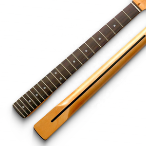 Venta Caliente: Mástil de Guitarra ST de 22 Trastes y 25.5 Pulgadas con Diapasón de Palisandro y Cejilla de Hueso para Venta al por Mayor - Product Image 1