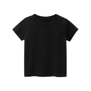 T-shirts pour bébé garçon en coton 100% style uni tricoté pour l'été, vêtements simples, impression personnalisée pour enfants - Product Image 3