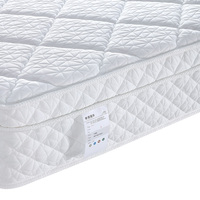 Matelas à ressorts ensachés Euro Top avec surface matelassée confortable, taille personnalisée, couche de confort moelleuse, pour appartement et hôtel, soutien durable