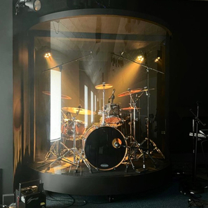 Protector de Tambor de Plexiglás Transparente Personalizado de Fábrica, Control Acústico para Música en Vivo - Product Image 3