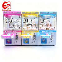 Mini machine à griffes distributrice de peluches, porte-clés, bonbons et jouets, à monnayeur, pour centres commerciaux et magasins de détail, avec logo personnalisé