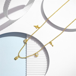 Collar de Plata de Ley S925 con Circonita Estilo Lindo ALICE para Damas - Product Image 2
