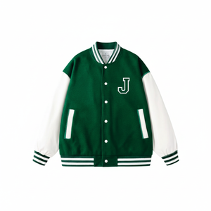 OEM 100% Haute Qualité 2026 Tendance Varsity Baseball Jersey Veste Stand Respirant Écologique Hiver Unisexe Logo Couleur Design - Product Image 1