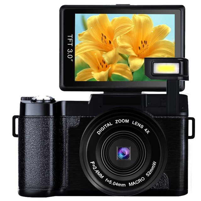 Shenzhen Good Supplier High Definition 30MP 2.7K 3.0" Photo Digital Camera With Wide Angle Lens