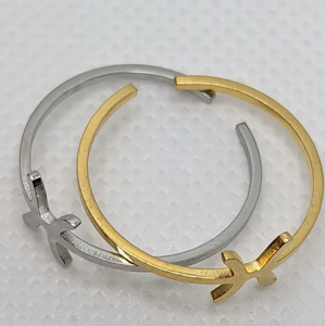 Bague en acier inoxydable pour femme, motif amazigh moderne, ethnique berbère <span class=keywords><strong>et</strong></span> <span class=keywords><strong>kabyle</strong></span> - Cadeau de haute qualité - Product Image 1