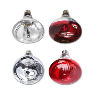 Nouvelle <span class=keywords><strong>lampe</strong></span> chauffante à ampoule épaisse pour porcelets, pour l'élevage de poussins à la ferme, utilisation vétérinaire, <span class=keywords><strong>rouge</strong></span> transparent - Product Image 5