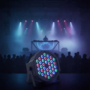 ไฟพาร์ RGB 36LED รุ่น D0100HRXFNJ อุปกรณ์ไฟเวที DMX สำหรับใช้ภายในอาคาร ไฟดิสโก้ ชุด 4 ชิ้น - Product Image 2