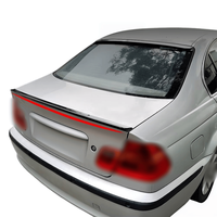 Aileron arrière en ABS noir brillant pour BMW E46 Série 3 1998-2006 avec installation par ruban adhésif