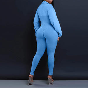 <span class=keywords><strong>Mono</strong></span> Ajustado de Manga Larga con Cuello en <span class=keywords><strong>V</strong></span> para Mujer, Otoño Invierno, Nuevo y Económico - Product Image 6